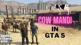 Michael and Jimmy Buying Cow For Eid al Adha -Cow Mandi Series #01 -  GTA 5 Pakistan