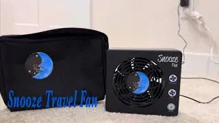 Snooze Travel White Noise Fan.