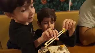 Sushi 🍥 e Sorvete 🍦 No Aniversário Da Mamãe