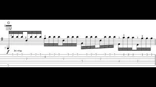 Waiting  - James Woolwine (solo guitar, sheet music video)