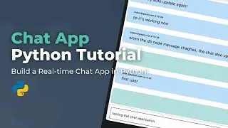 Chat Application in Python (Beginners)