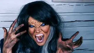 Witch Halloween makeup // SFX tutorial