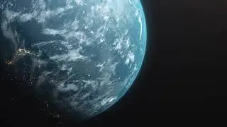 Space Earth Planet Stars - VFX Stock 4K Footage -102 ||  Free Download