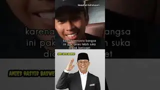 kesalah ANIES yang cuma pinter omon omon