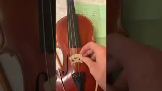 The bridge on the violin snapped off #violin
