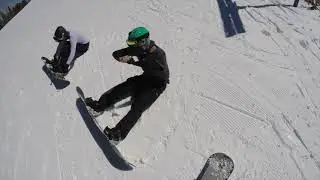 Aidan and Justin on June Mountain - part 1