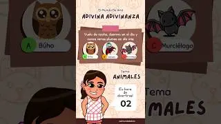 Adivina Adivinanza 😽 Animales    #shorts #adivinanza