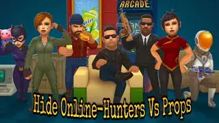 TUTORIAL Cara Main Game HIDE ONLINE Untuk HUNTER Dan PROP