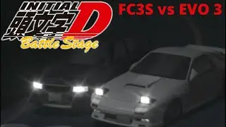 Initial D Battle Stage FC3S vs EVO 3 HD