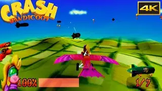 Crash Bandicoot 3: Warped in 4K HDR Gameplay - N. Gin