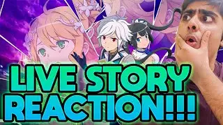 ANNIVERSARY PART 1 STORY LIVE REACTION! OMORI PLEASE COOK!!! (Danmachi Battle Chronicle)