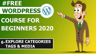 WordPress Complete Course Basic to Advance #6 | WordPress Categories, tags & Media
