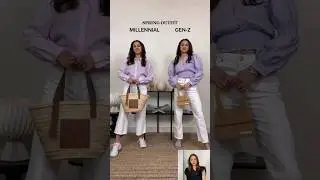 💥 Millennial vs Gen-Z Spring Outfits #shorts