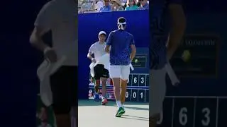 Сонего шикарно атакует справа на брейк-поинте #теннис #tennis #atp250