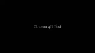 Cinema 4D Test