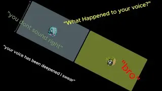trolling my friend with A VOICE CHANGER...