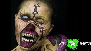 ✅ Nemesis Resident Evil Makeup Tutorial - Inspired by Jordan Hanz (Spfx Makeup) - Witte Artistry
