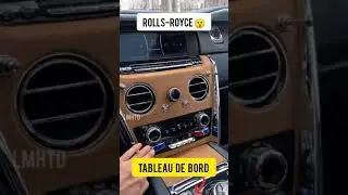 Habitacle Rolls Royce qui sort du futur