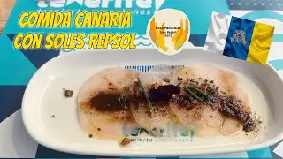 Probando comida Canaria 🇮🇨 con soles Repsol ☀️