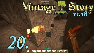 Mining Out All The Copper - Let's Play Vintage Story 1.18 Part 20