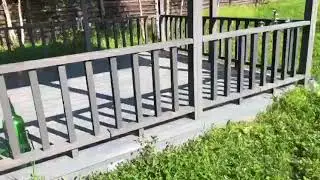 РосКомпозит - отзыв, ограждение из ДПК Ottimo + террасная доска Strada