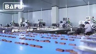 Candy bar production line, Candy bar line, Cereal bar line, Snicker chocolate bar production line
