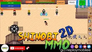 Shinobi MMO - 2D Mobile MMORPG Game - #GAMEPLAY ( Shinobi Epic Village -  #Shinobi Online )