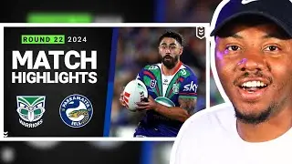 NRL FAN REACTS To NRL 2024 | Warriors v Eels | Match Highlights