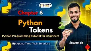 6.Python Tokens | Python Programming Tutorial for Beginners