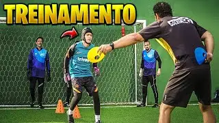TREINAMENTO DE GOLEIRO PROFISSIONAL IGUAL DA EUROPA! (Reflexo)