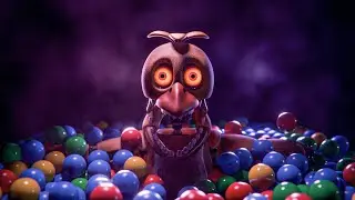 FNaF Movie Withered Chica in a Ballpit | FNaF Short Animation