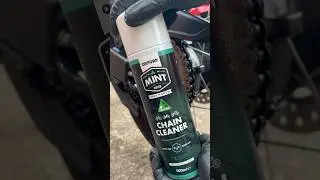 Motorcycle chain clean with 