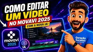 COMO editar um VIDEO no MOVAVI 2025 com á nova IA