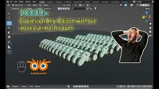 Copy object without increasing mash count In Blender