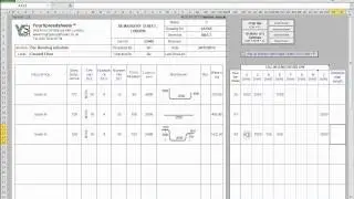 Bar Bending Schedule to IS 2502 Spreadsheet - main features