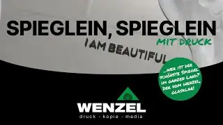 Spieglein, Spieglein... Dein personalisierter Spiegel mit einzigartigem Druck!