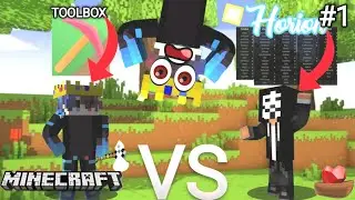 PC HACKER VS TOOLBOX PREMIUM IN MINECRAFT LIFEBOAT SURVIVAL // who is win?? //