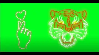 neon light green screen effect|| neon light green screen effect||  Editing Release