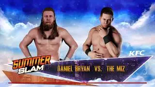 WWE 2K18 Daniel Bryan vs The Miz Epic Summerslam match