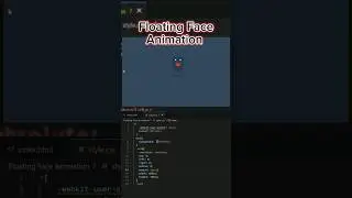 Floating Face Animation HTML CSS 
