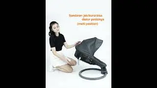 Babyelle Swish. 2 in 1 swing bed and swing chair. BE1208