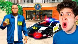 CONVERTÍ la CASA de FRANKLIN en la BASE del FBI en GTA 5! 🏡😎 (Mods)