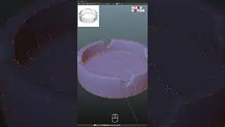 Model Simple Ashtray Glass | Blender  3.6  