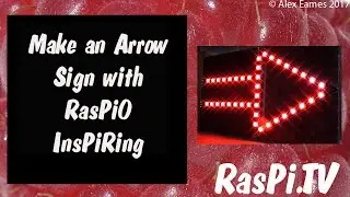Make an Arrow Sign with RasPiO InsPiRing