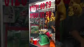 Grilled pork with delicious peanut sauce-STREETFOOD