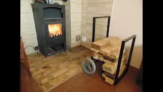 How to make a firewood carrier with wheels