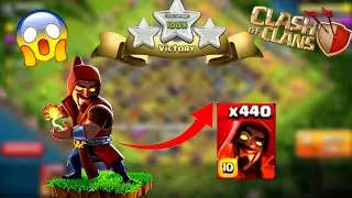 🔥Destroying The TH14 Bsae With ONLY ELECTRO WIZARDS ⚡| Clash Of Clans |#wizard #clashofclans #coc