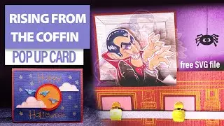 Rising From the Coffin Pop Up Card
