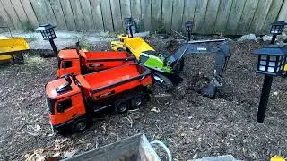 RC Construction Machines #rcconstruction #rctoys #rcexcavator #rcdumptruck #grader