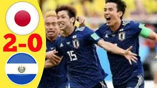 Full HD Highlights & Goals Japan 2-0 El Salvador 2019